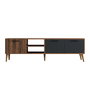 Hanah Home Soporte de TV Nogal y Antracita